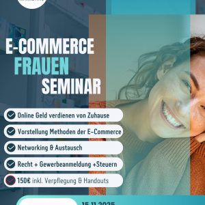 E-Commerce Seminar für Frauen in Frankfurt am 15.11.2025