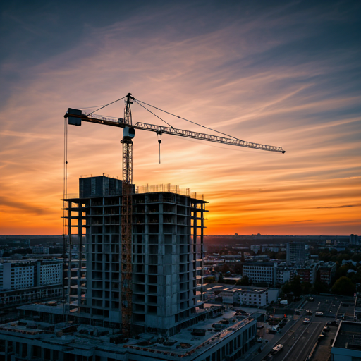 Aufnahme einer Baustelle